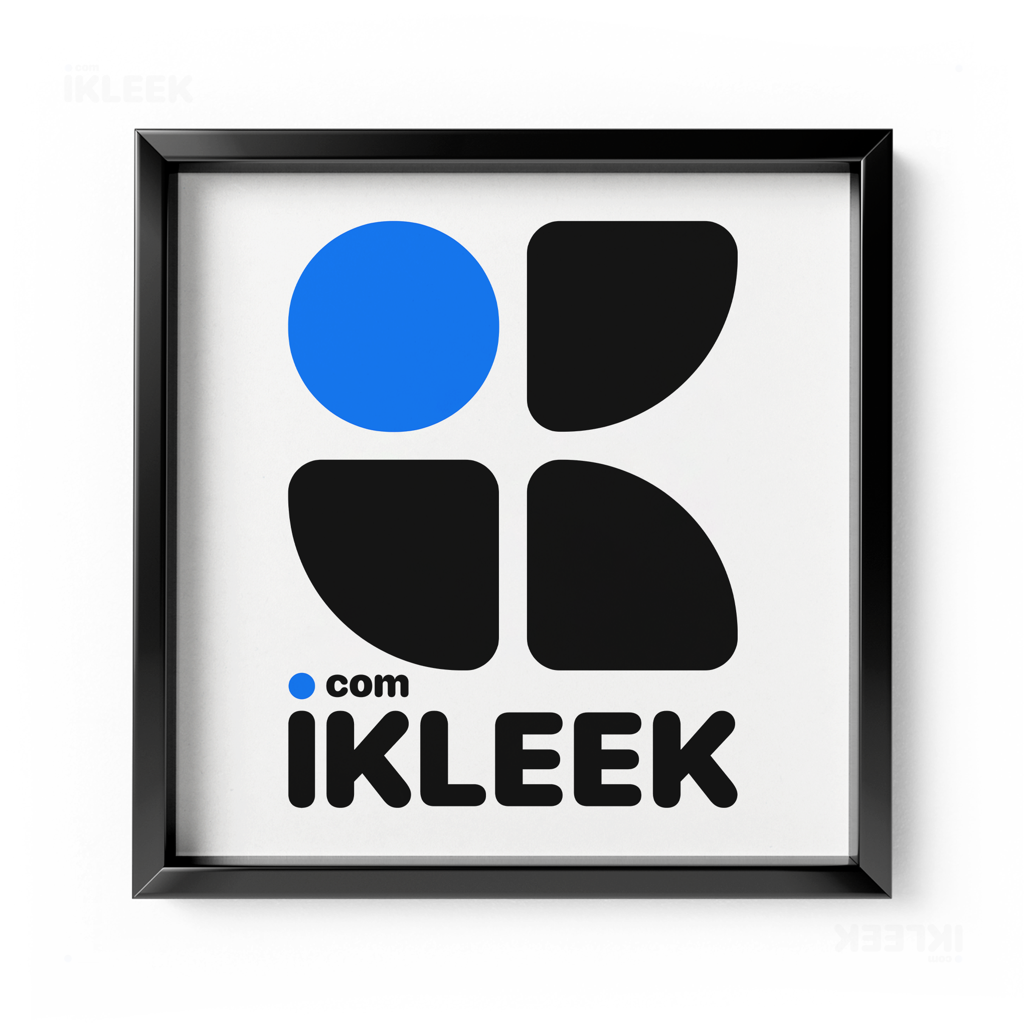 iKLEEKMark Framed Poster 04 Black Aluminum