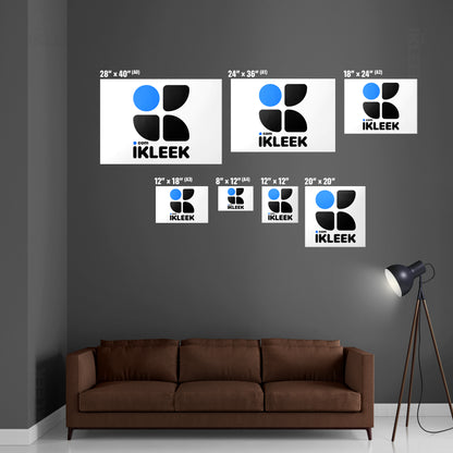 iKLEEKMark Framed Poster 06 Black Aluminum