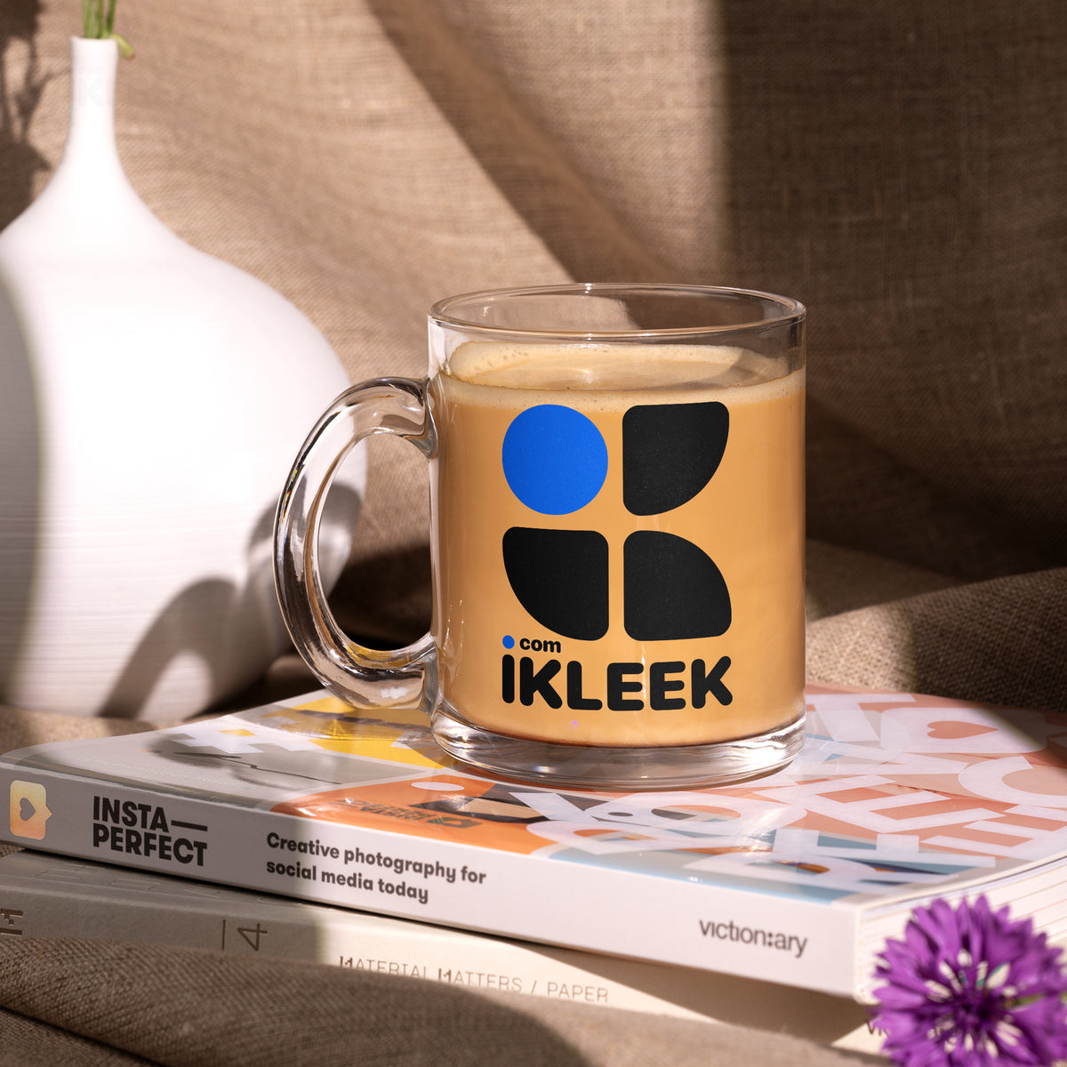 iKLEEKMark Glass Mug 02