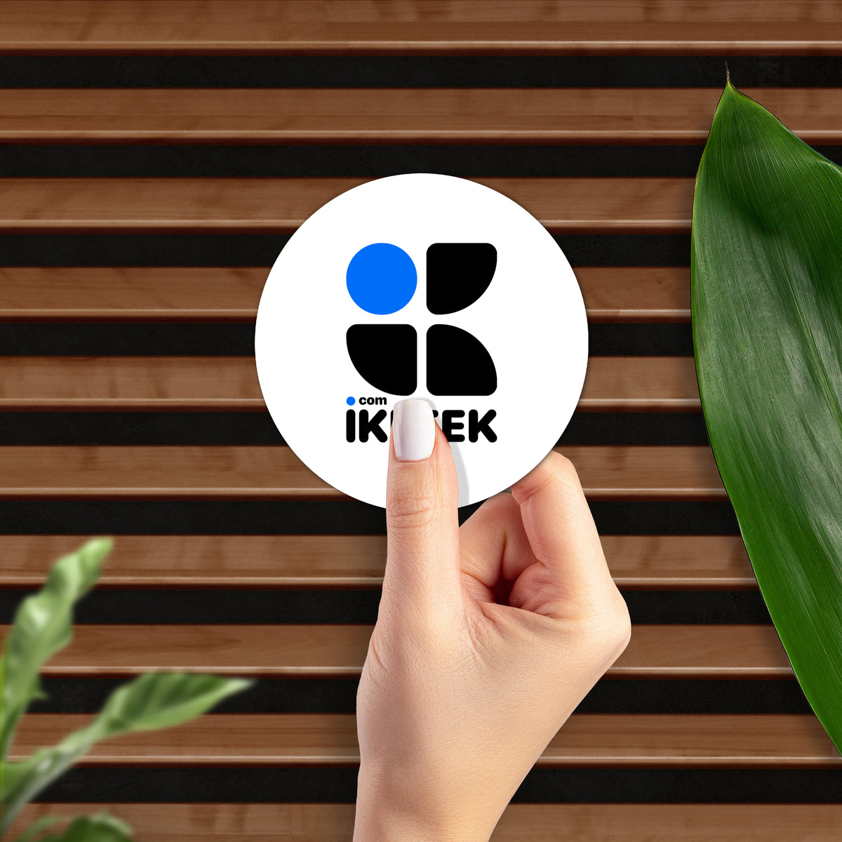 iKLEEKMark High Gloss Coaster 02 Round