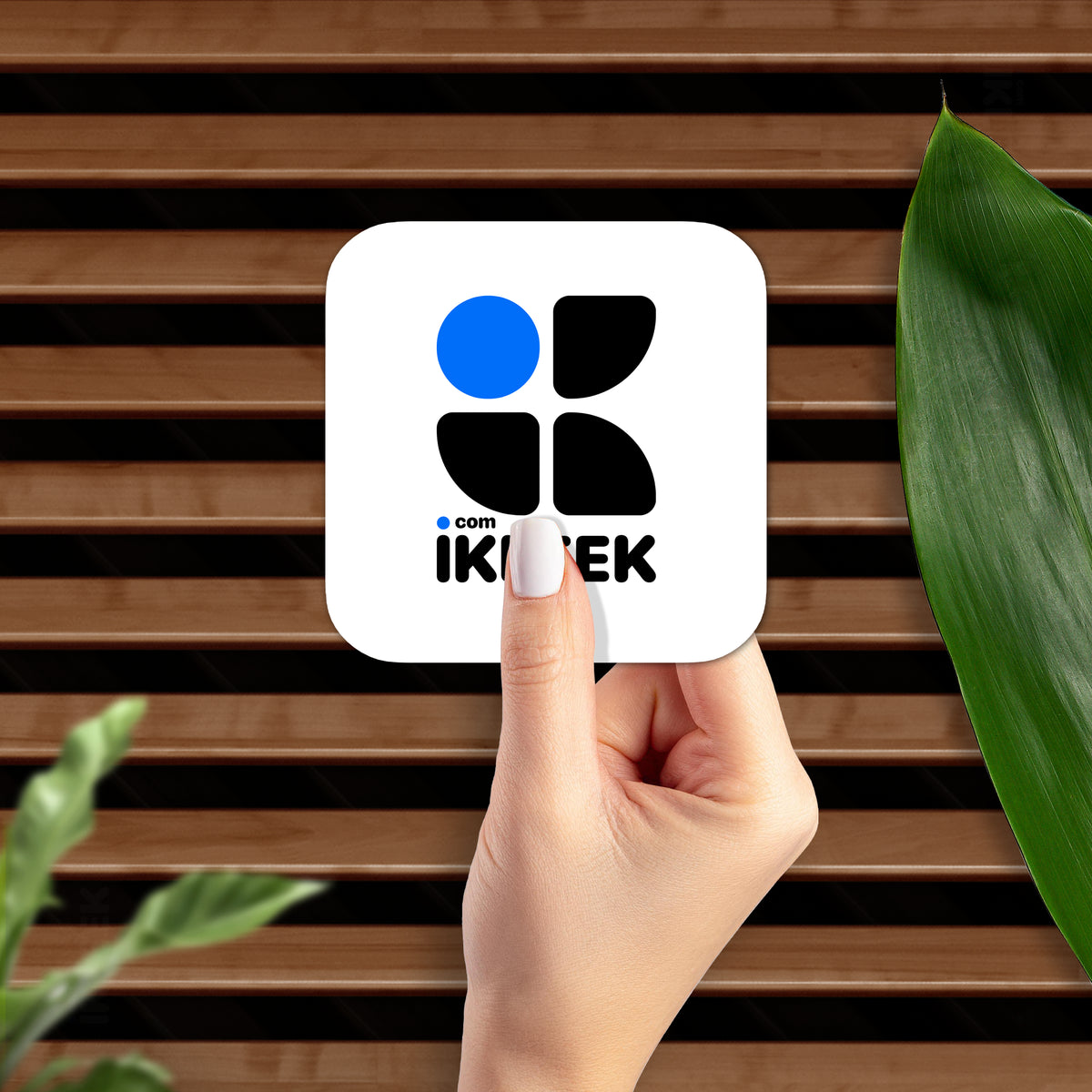 iKLEEKMark High Gloss Coaster 02 Square
