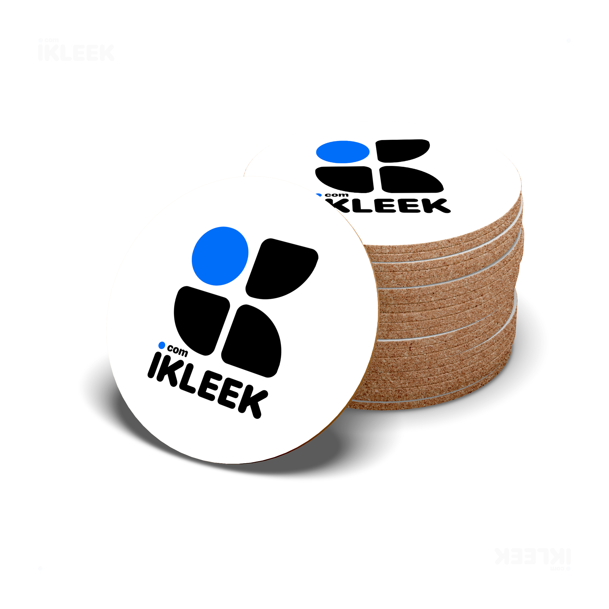 iKLEEKMark High Gloss Coaster 06 Round