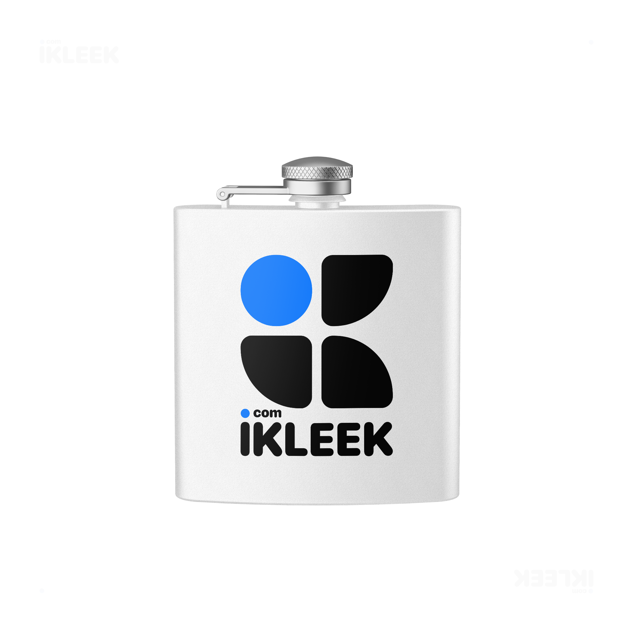iKLEEKMark Hip Flasks 01 White