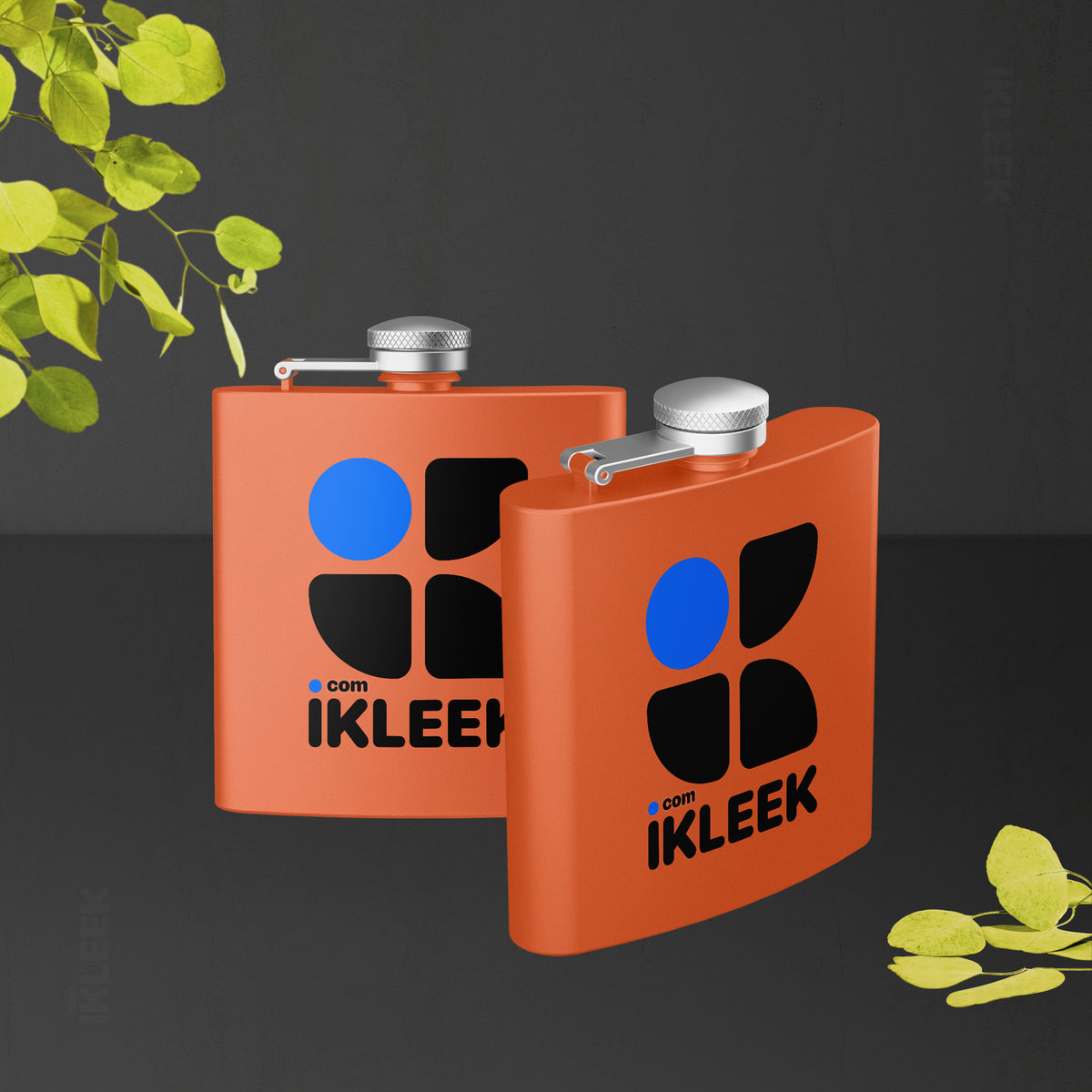 iKLEEKMark Hip Flasks 02 Orange