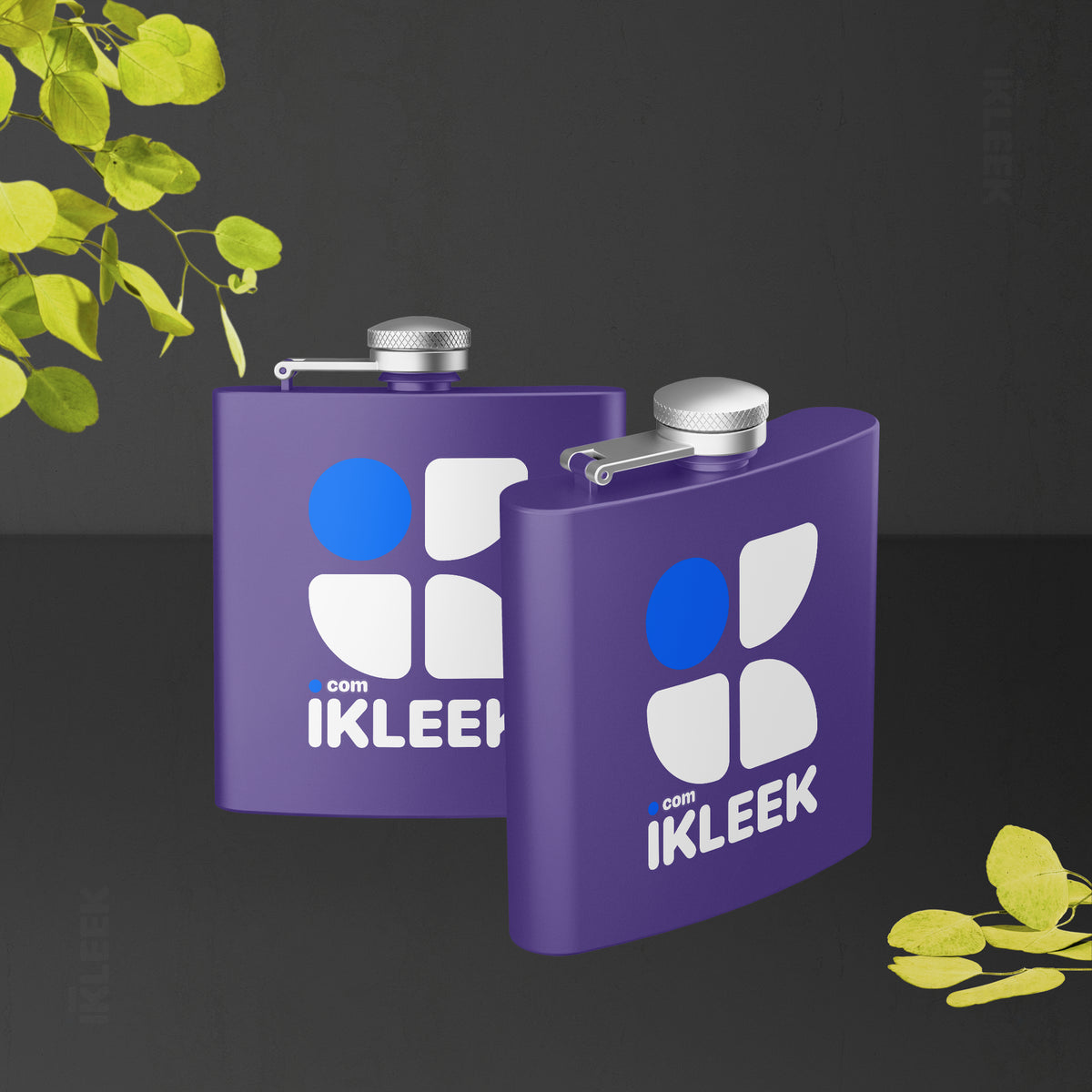 iKLEEKMark Hip Flasks 02 Purple