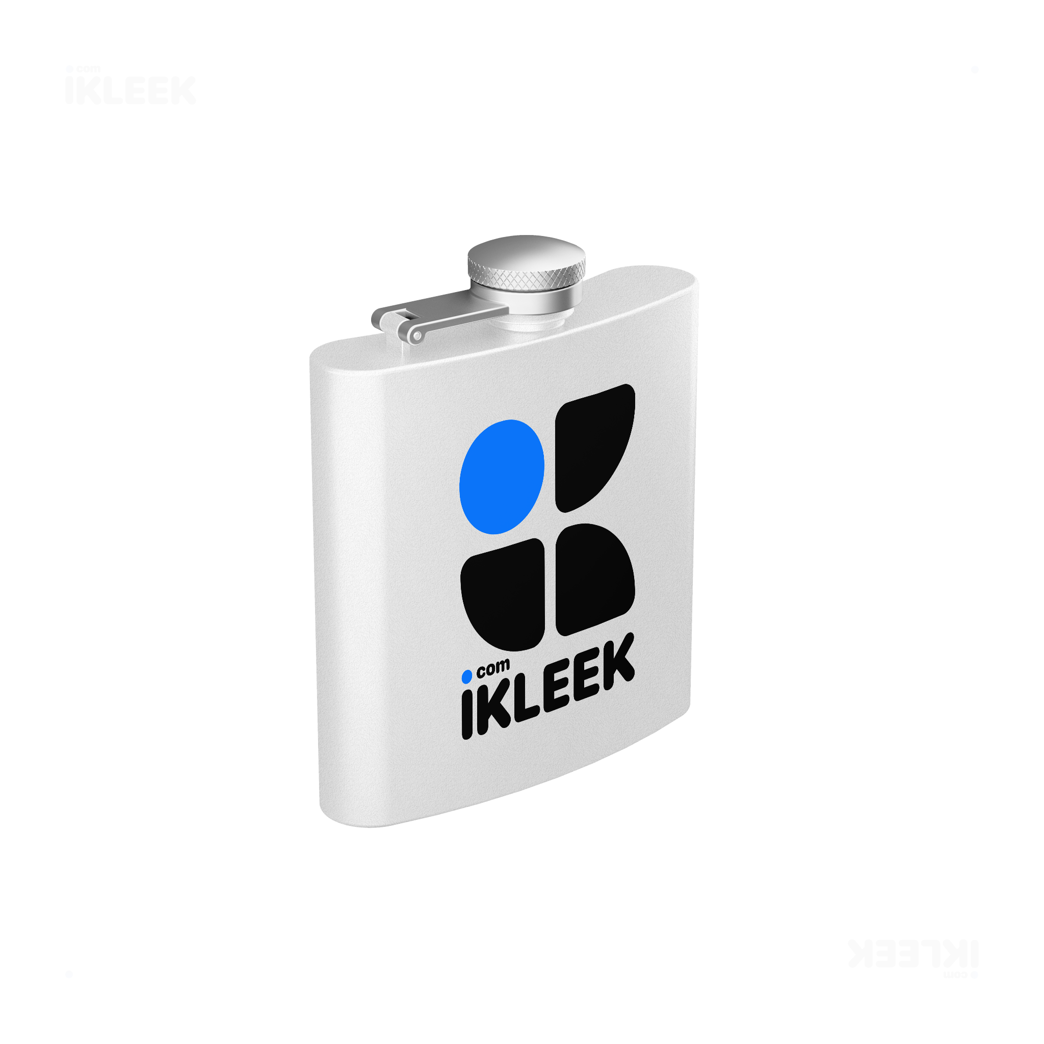 iKLEEKMark Hip Flasks 03 White