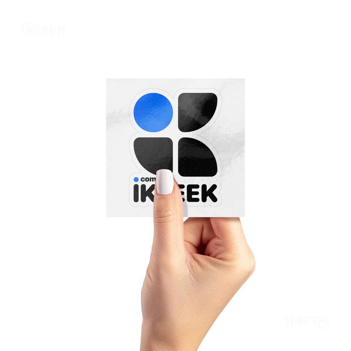 iKLEEKMark Kiss Cut Sticker 02 White
