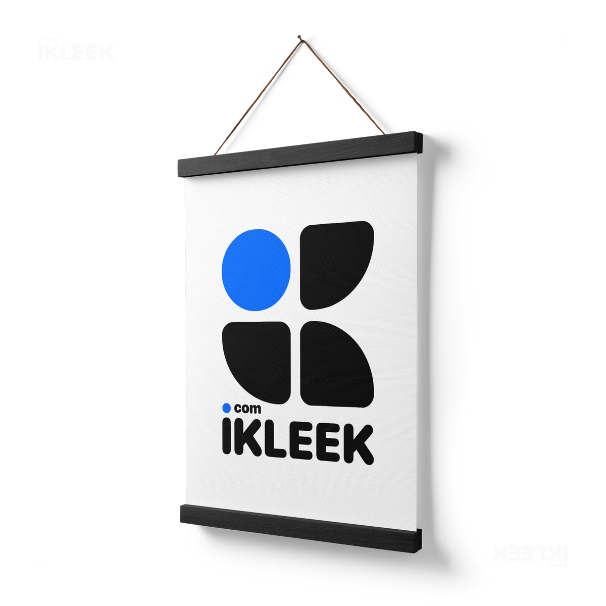 iKLEEKMark Magnetic Hanger Poster 03 Black Wood