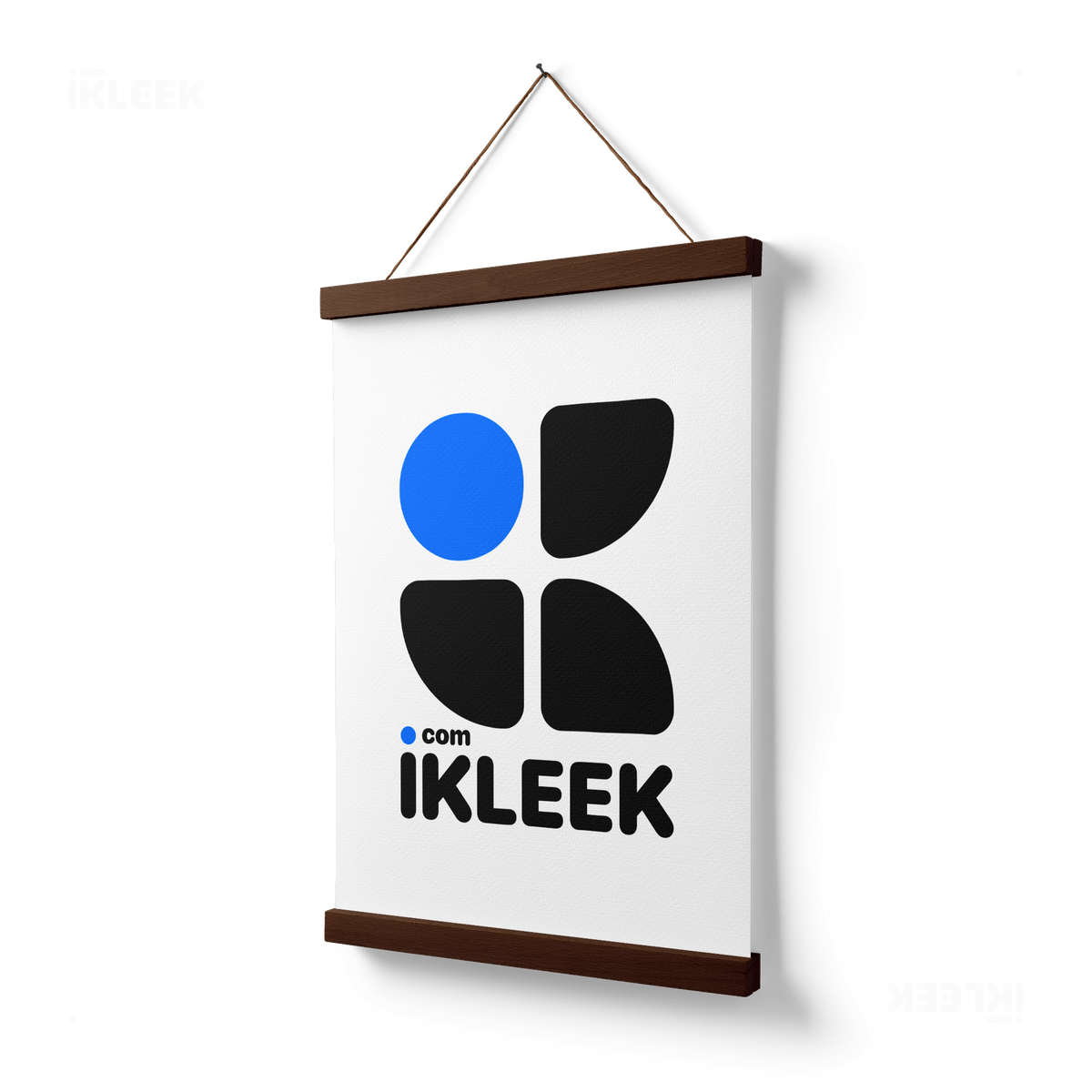 iKLEEKMark Magnetic Hanger Poster 03 Dark Wood