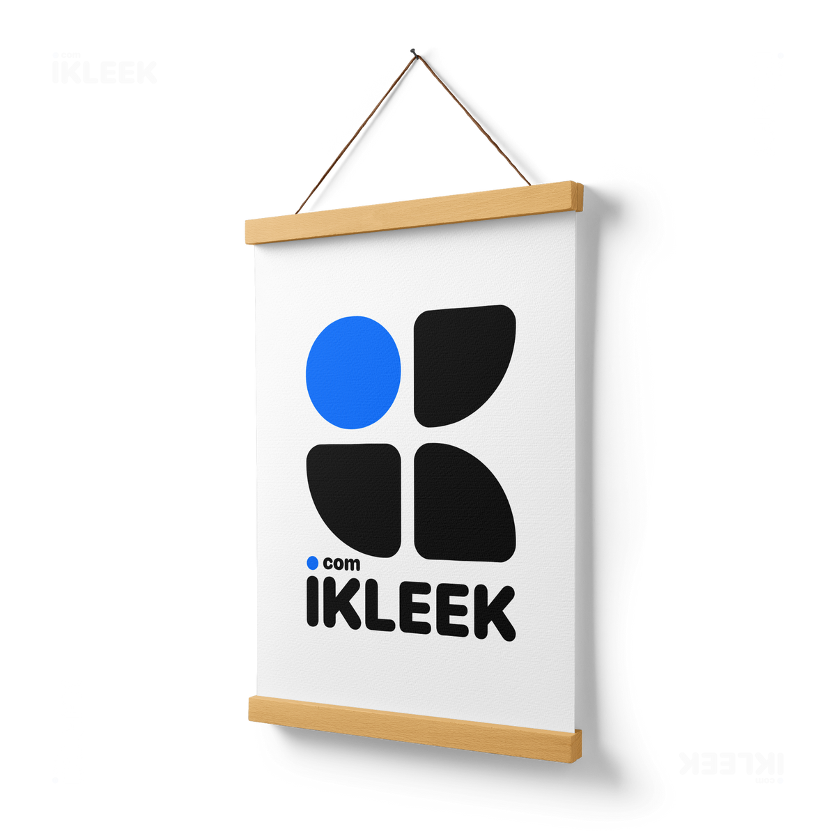 iKLEEKMark Magnetic Hanger Poster 03 Natural Wood