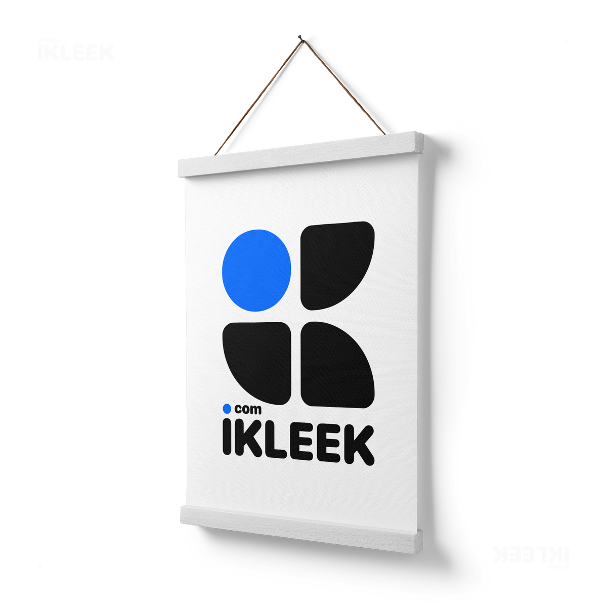 iKLEEKMark Magnetic Hanger Poster 03 White Wood