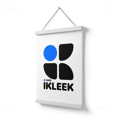 iKLEEKMark Magnetic Hanger Poster 03 White Wood