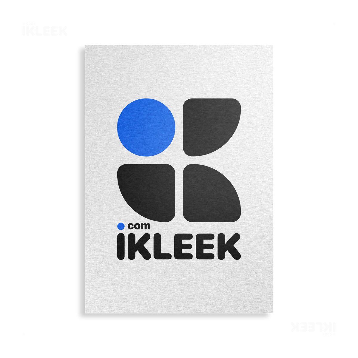 iKLEEKMark Metallic Print 01 Brushed Aluminum