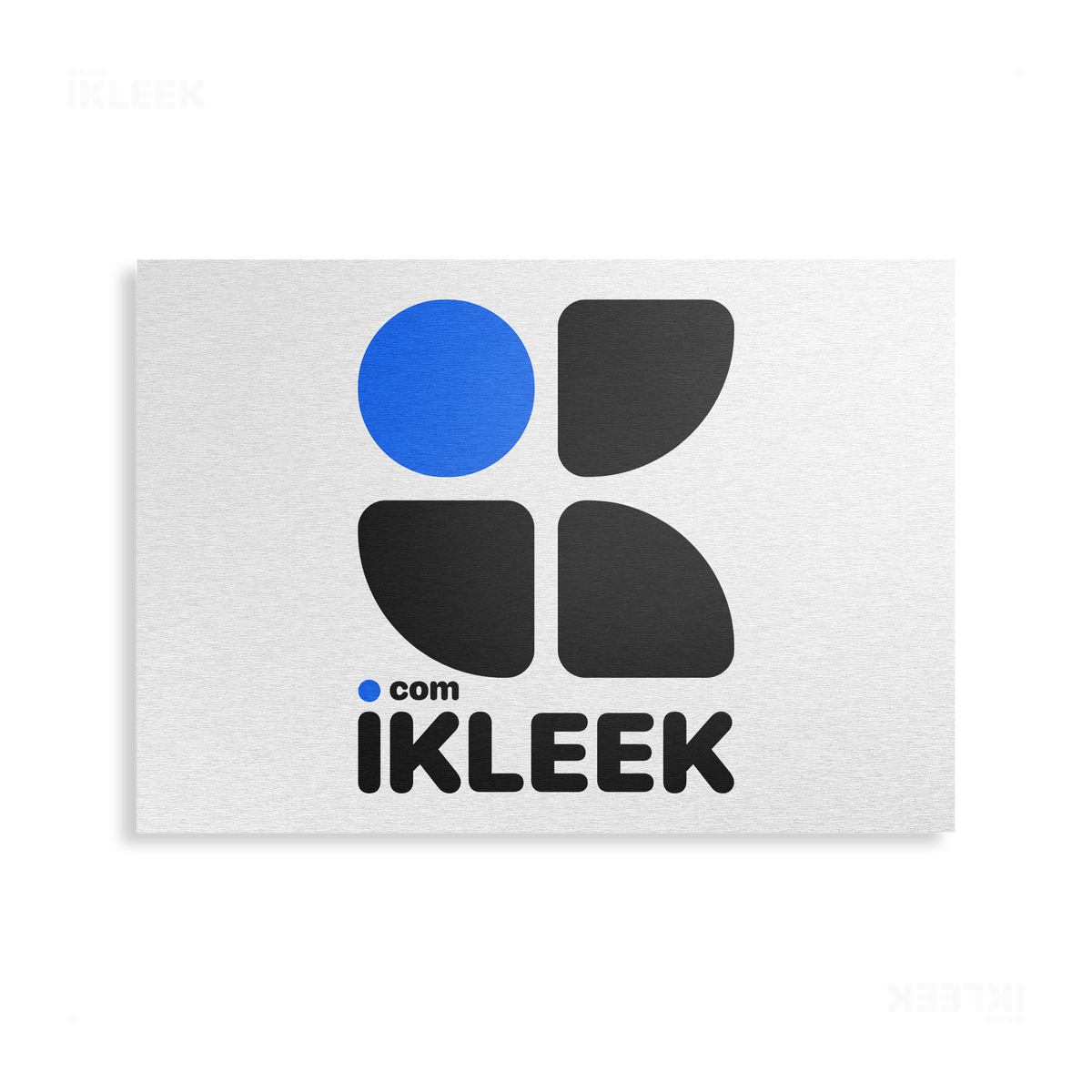 iKLEEKMark Metallic Print 03 Brushed Aluminum