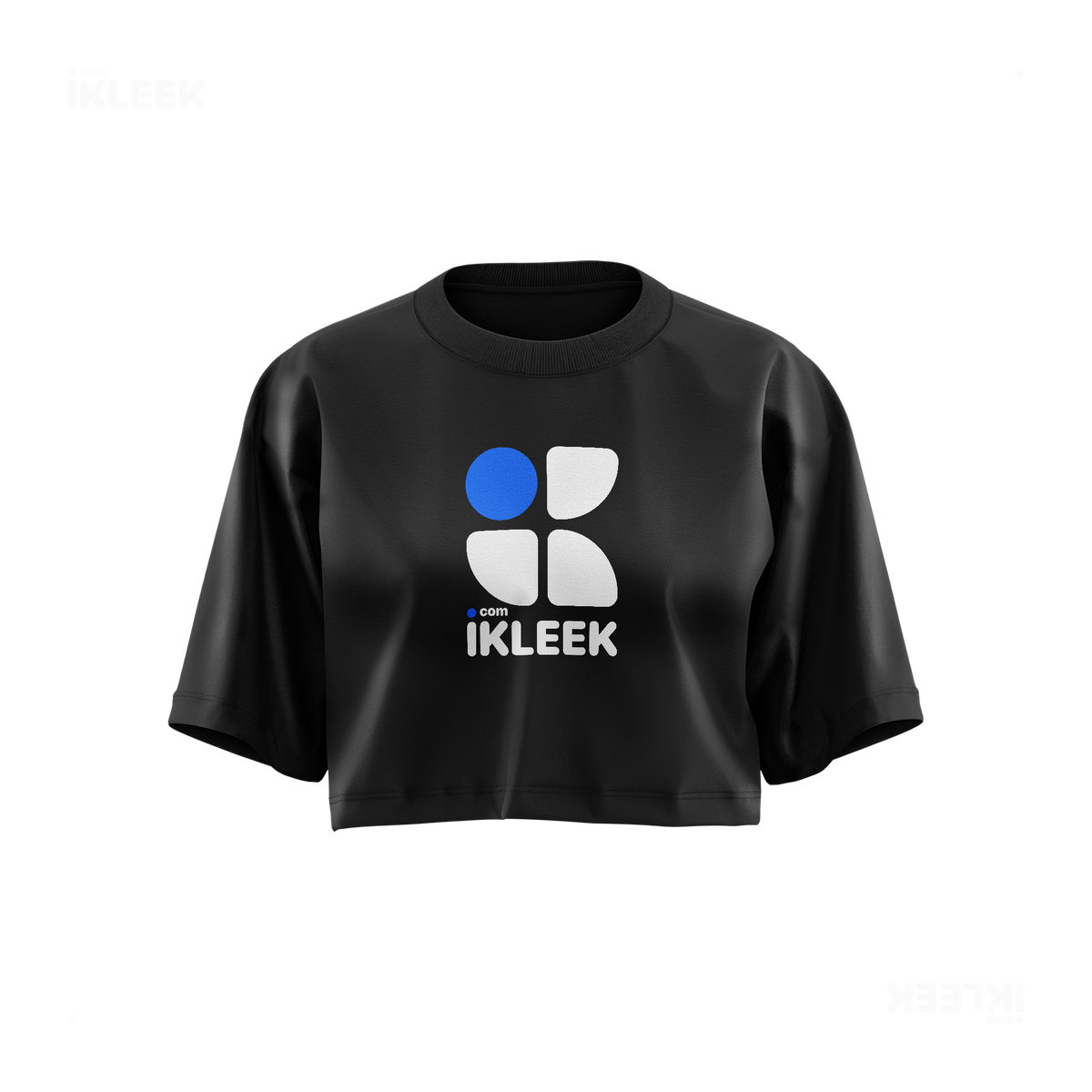 iKLEEKMark Over Sized Crop Top 01 Black