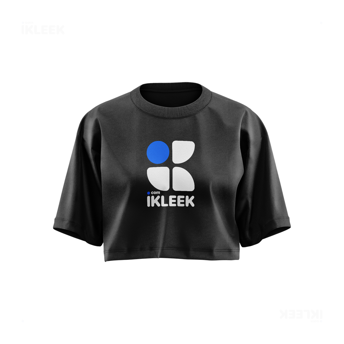 iKLEEKMark Over Sized Crop Top 01 Faded Black