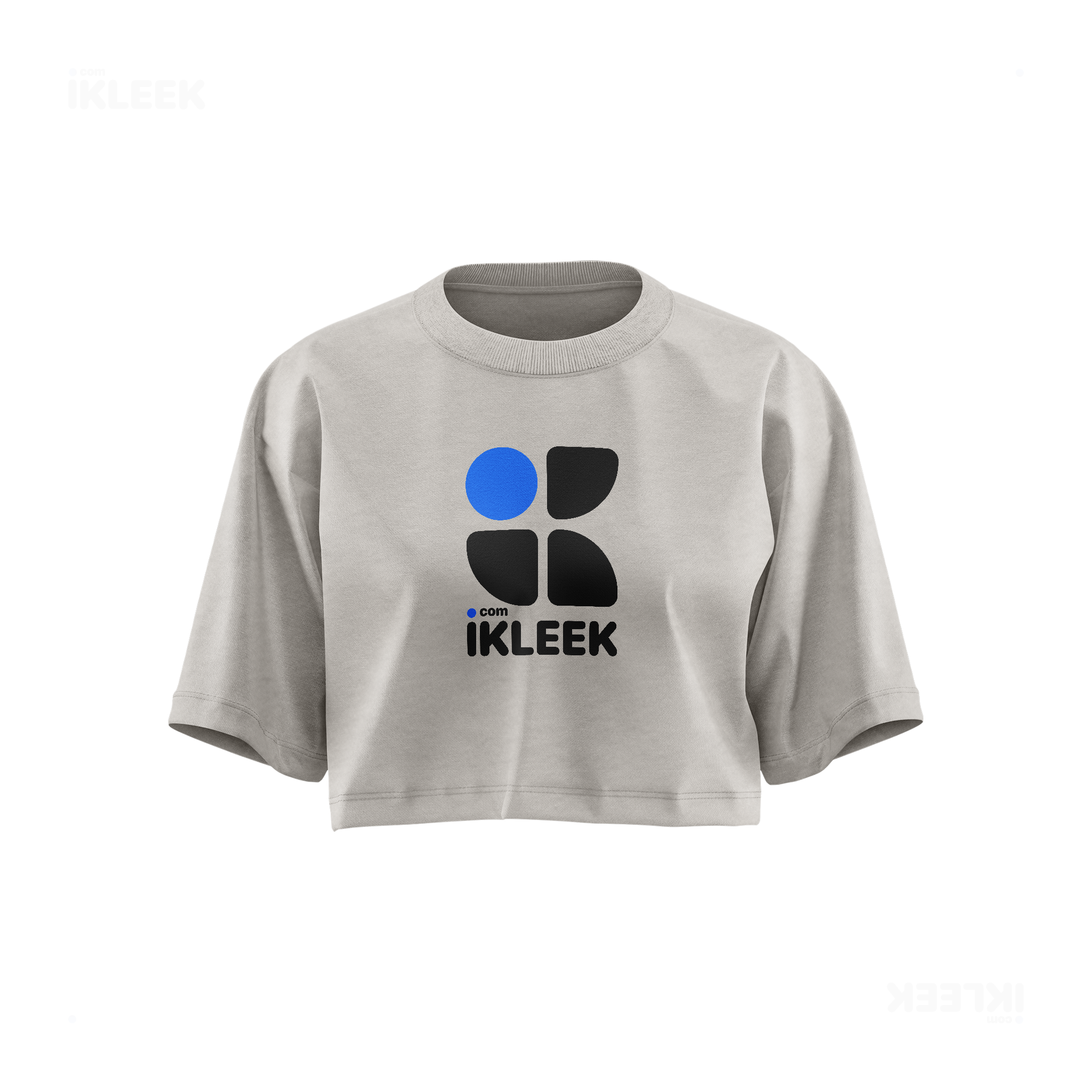 iKLEEKMark Over Sized Crop Top 01 Faded Bone