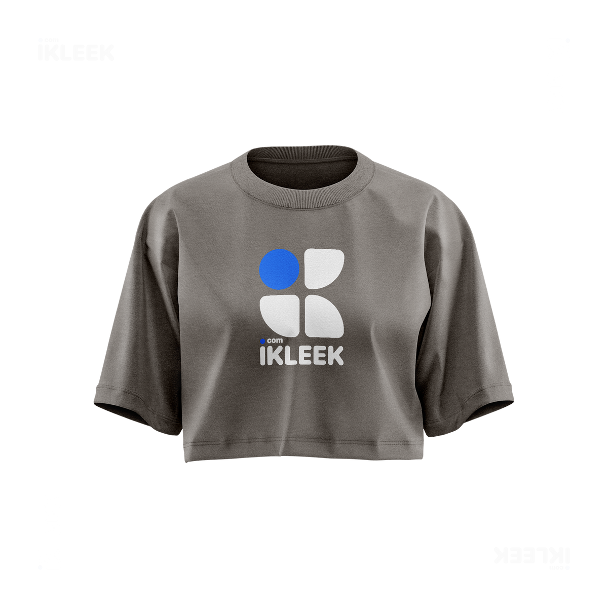 iKLEEKMark Over Sized Crop Top 01 Faded Grey