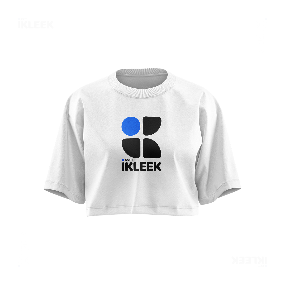 iKLEEKMark Over Sized Crop Top 01 White