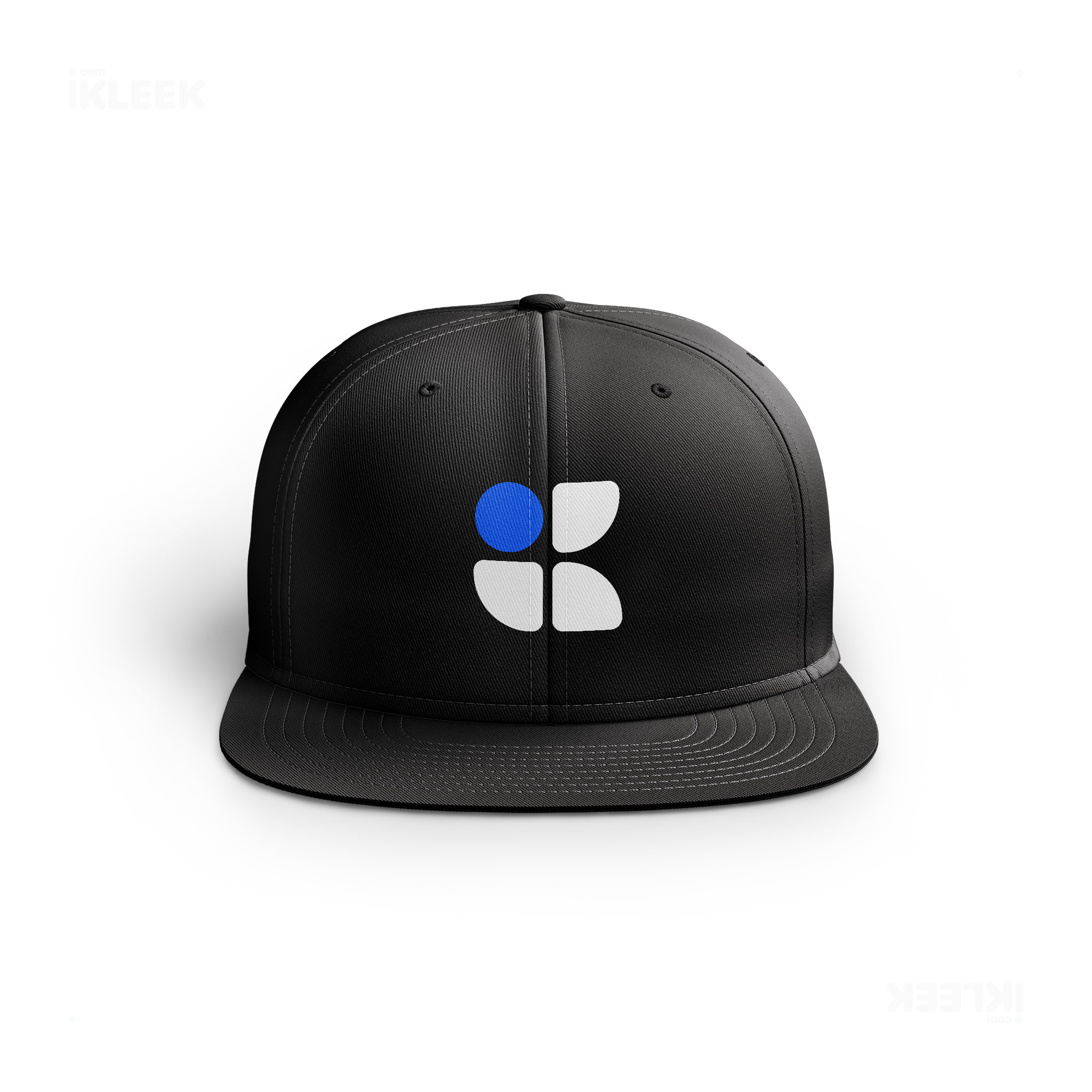iKLEEKMark Snapback Caps 01 Black DTF