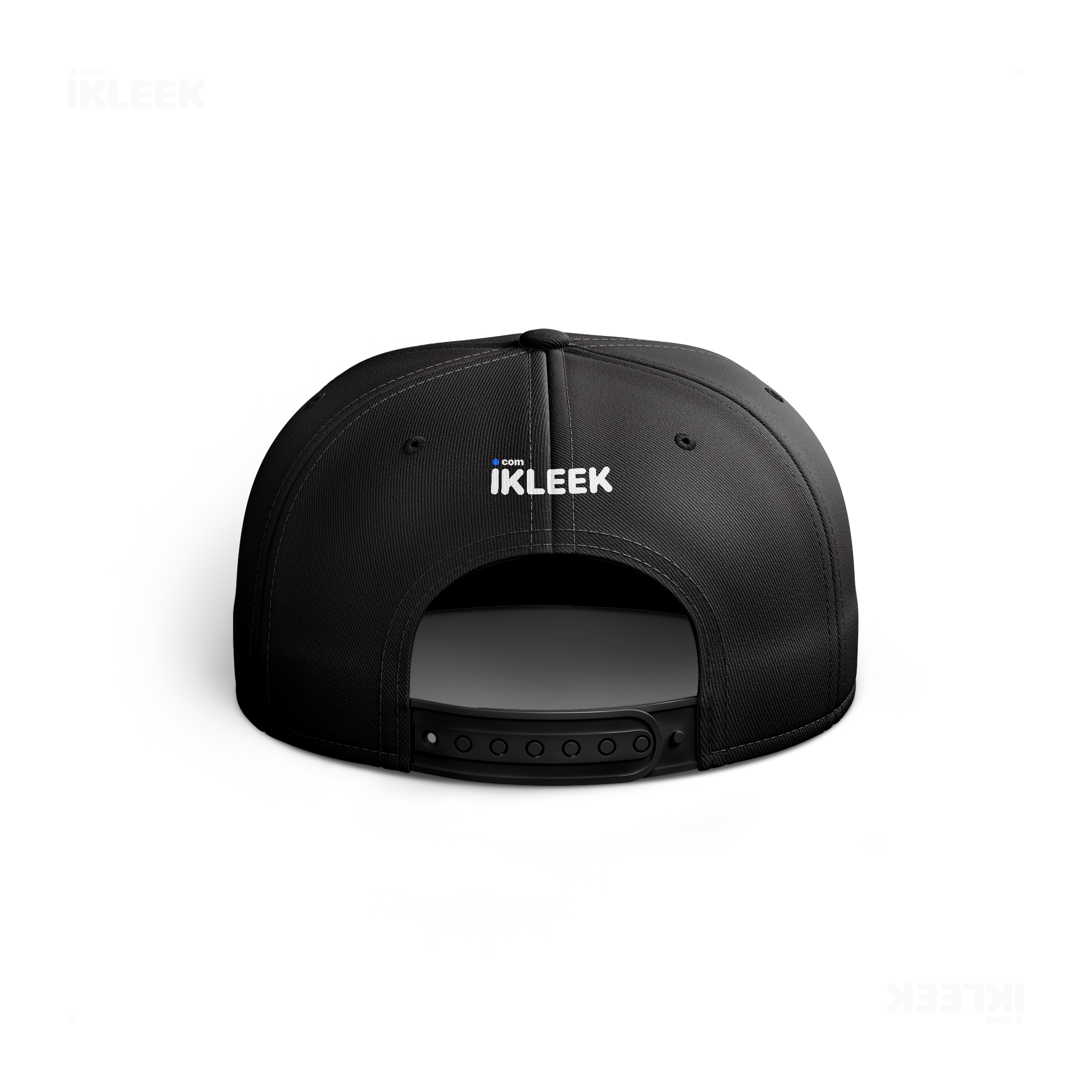 iKLEEKMark Snapback Caps 05 Black DTF