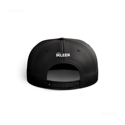 iKLEEKMark Snapback Caps 05 Black DTF