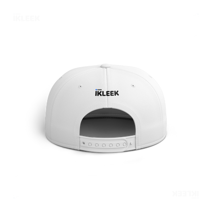 iKLEEKMark Snapback Caps 05 White DTF