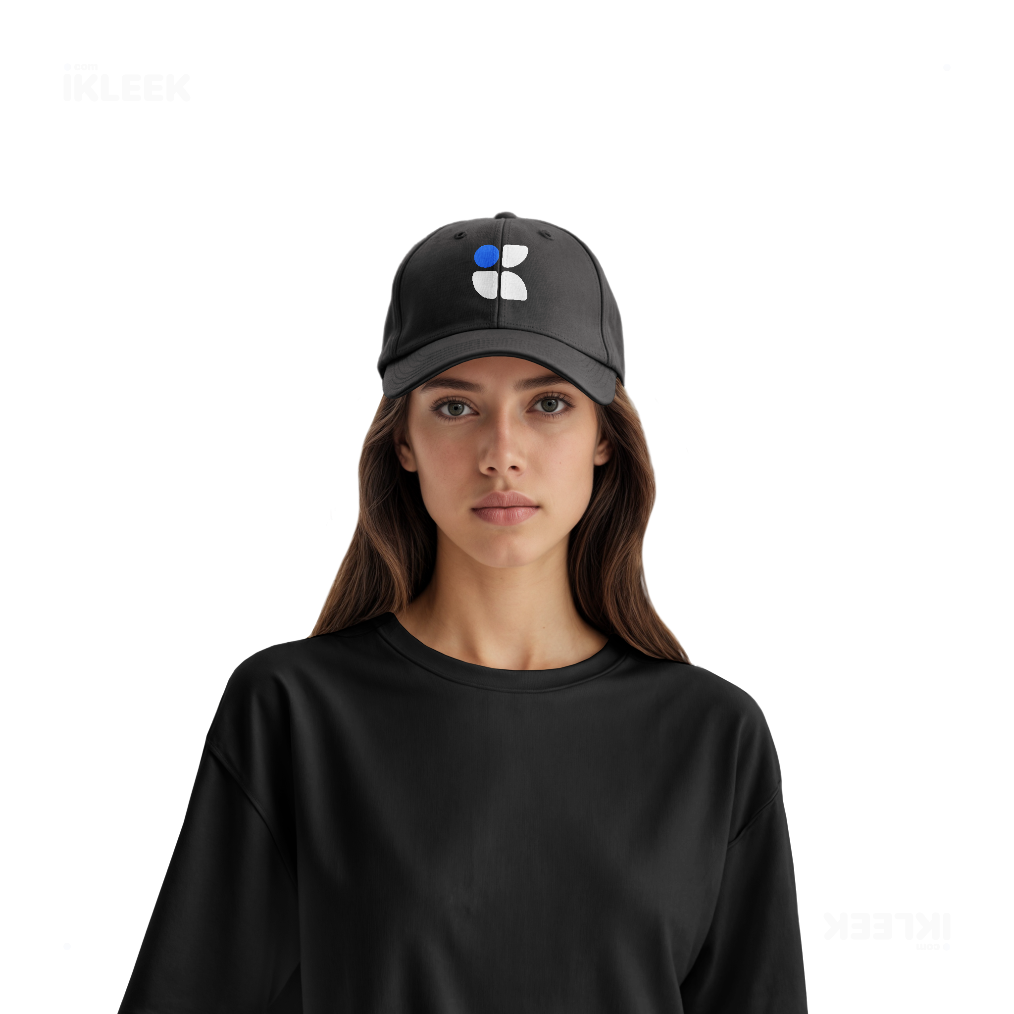 iKLEEKMark Snapback Caps 07 Black DTF