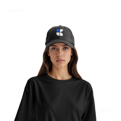 iKLEEKMark Snapback Caps 07 Black DTF
