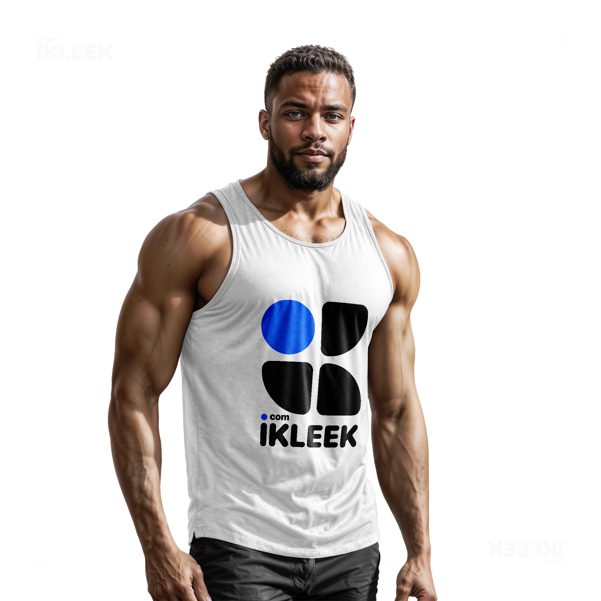 iKLEEKMark Tank Tops 02 White