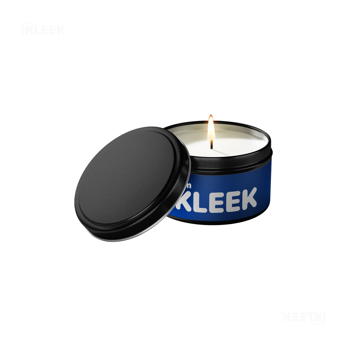 iKLEEKMark Tin Candle 01 Black