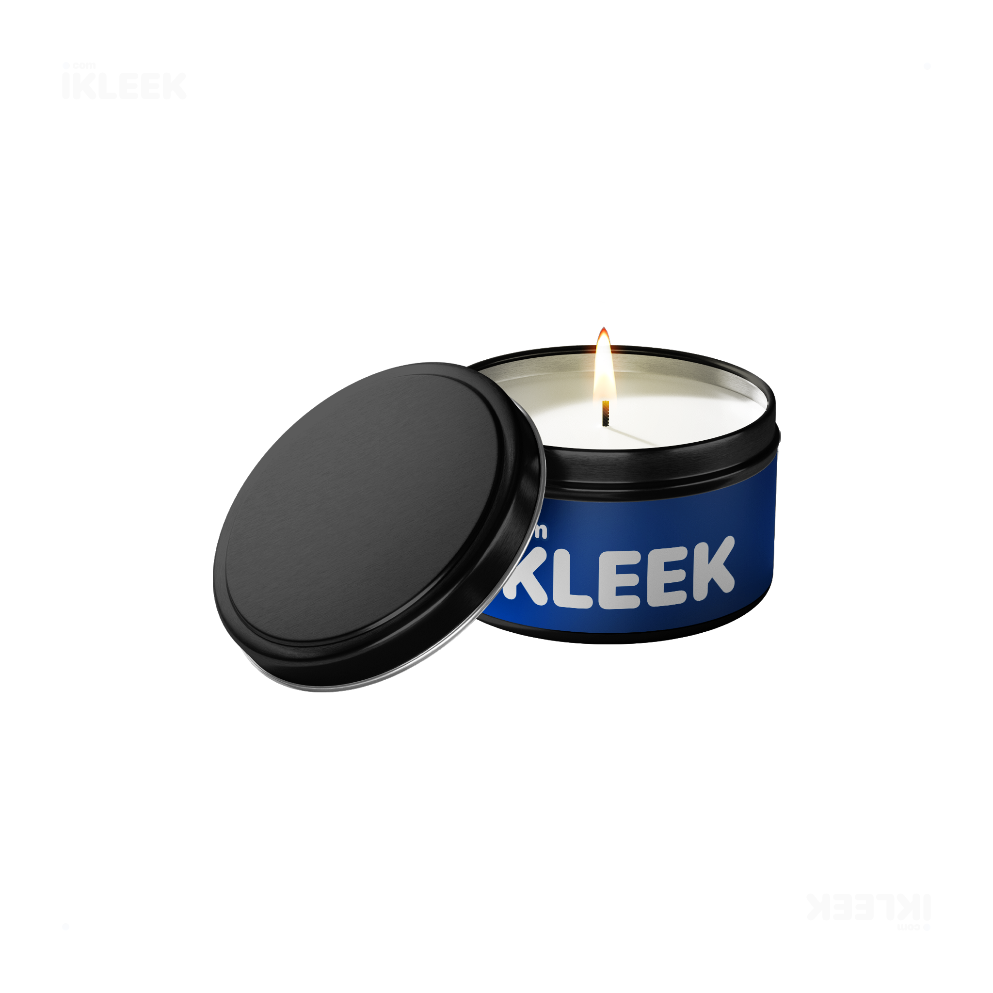 iKLEEKMark Tin Candle 01 Black