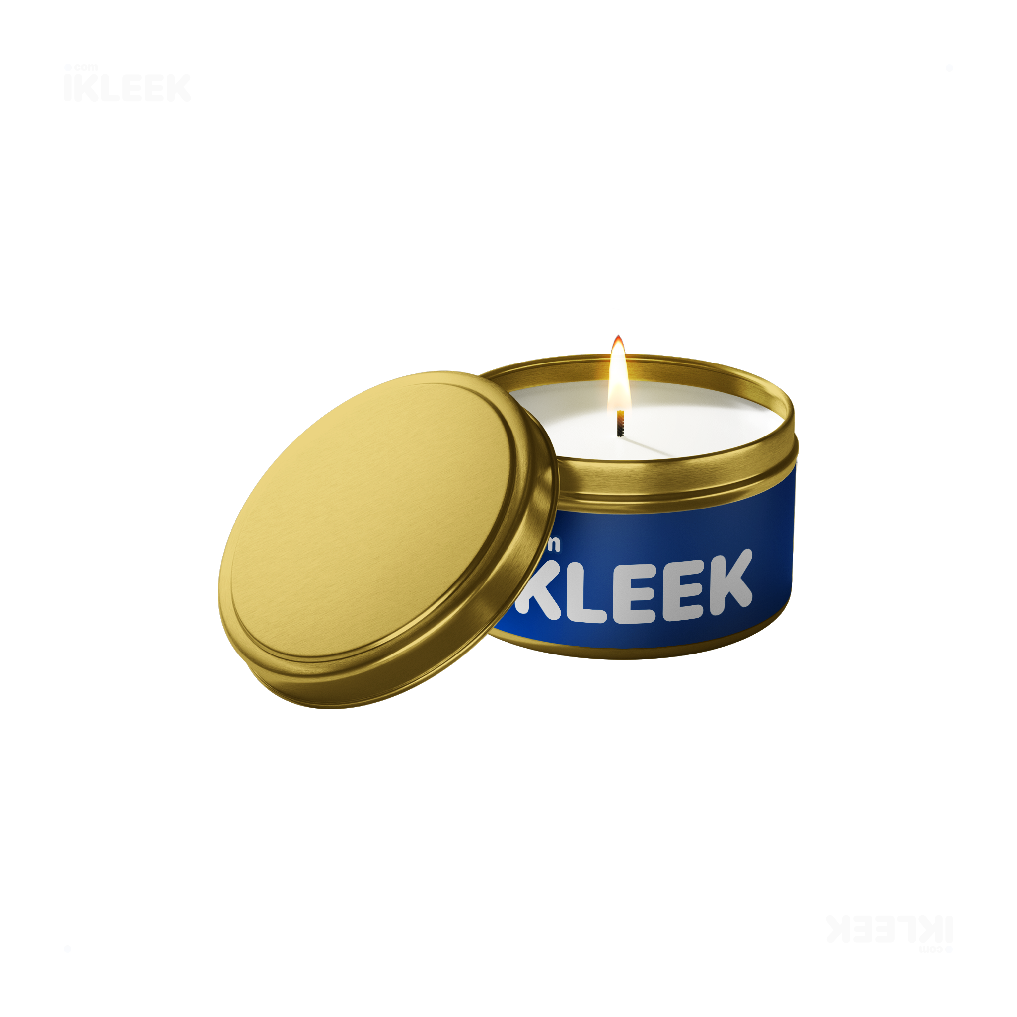 iKLEEKMark Tin Candle 01 Gold