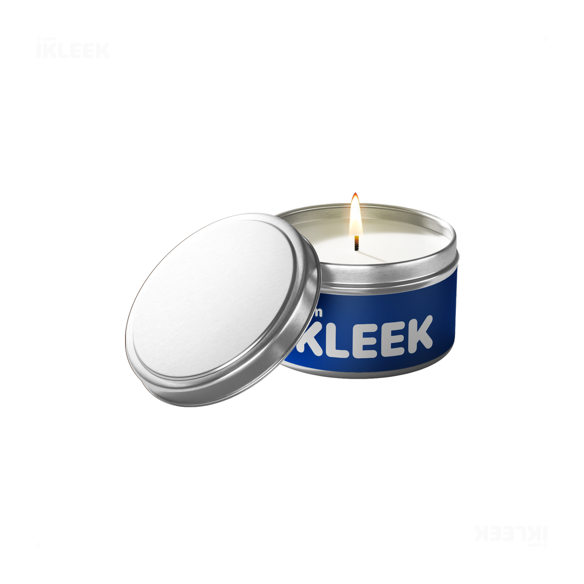 iKLEEKMark Tin Candle 01 Silver