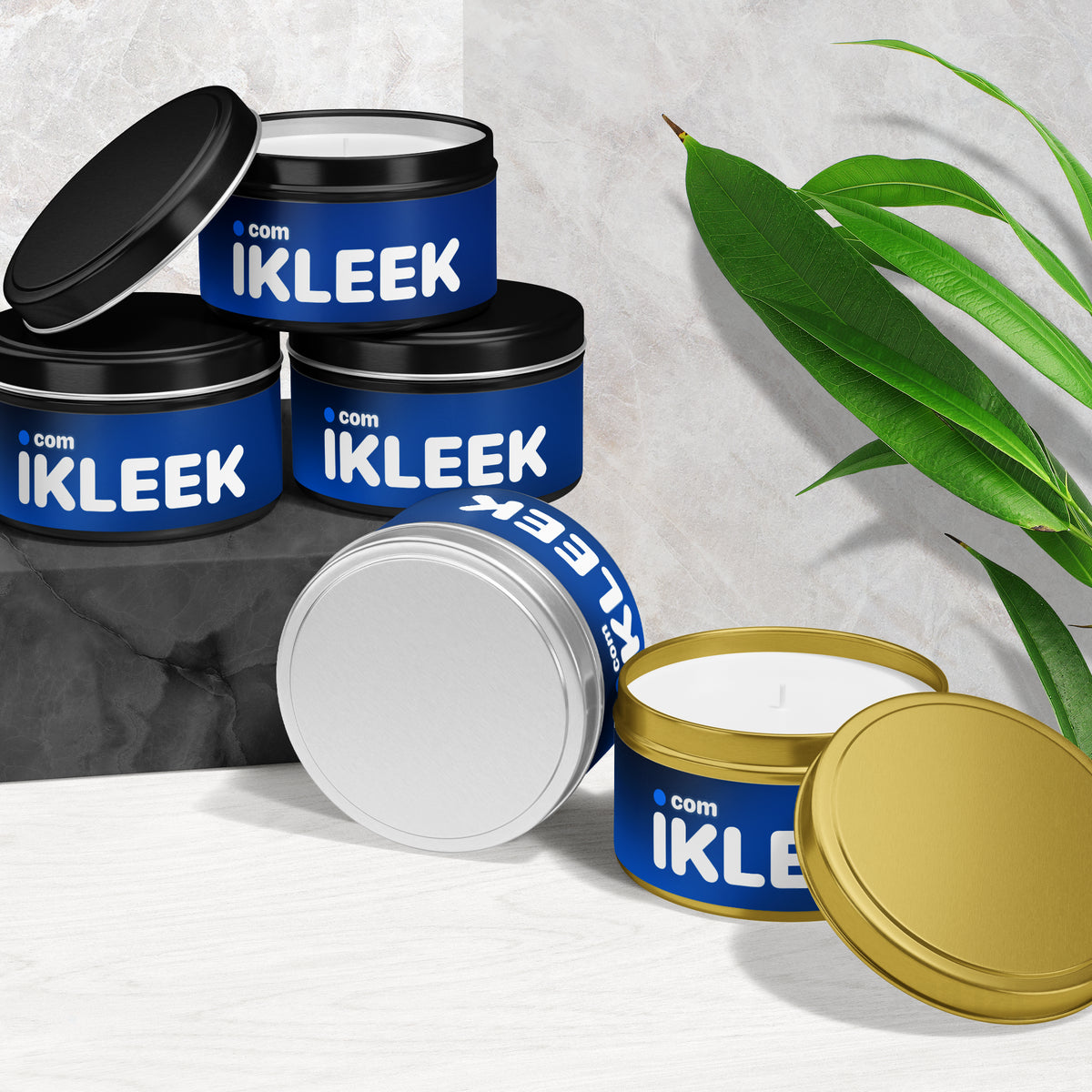 iKLEEKMark Tin Candle 02 Black