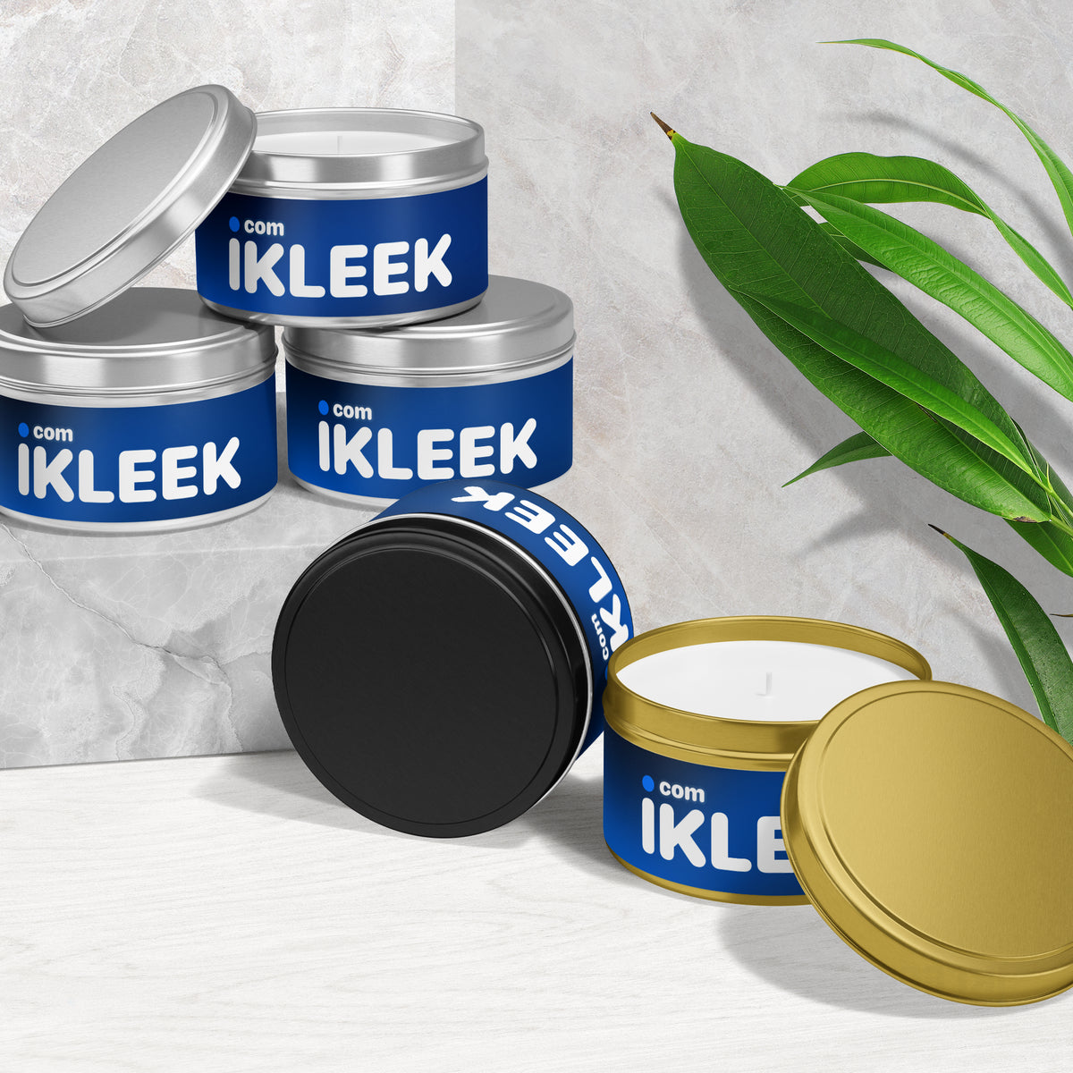iKLEEKMark Tin Candle 02 Silver