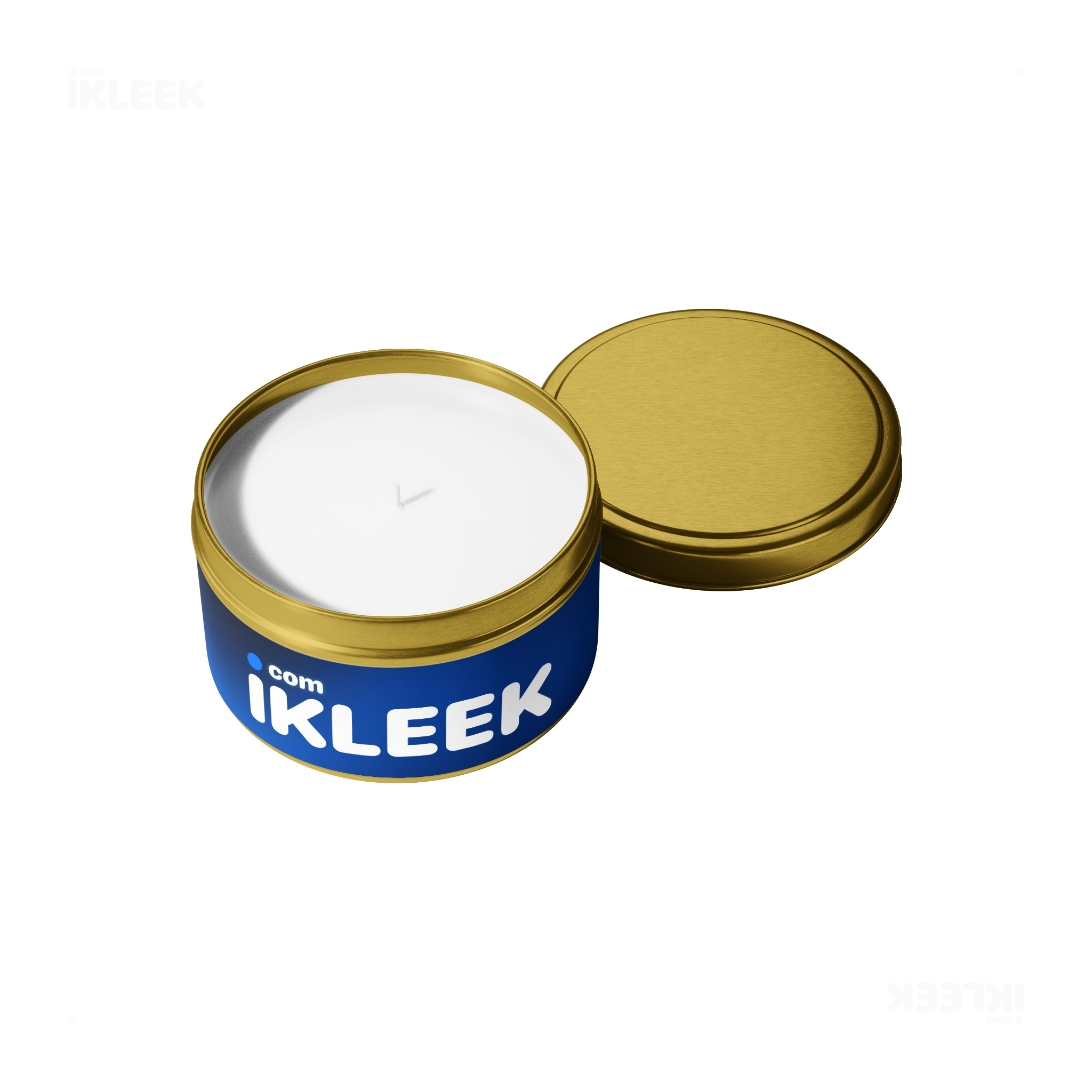 iKLEEKMark Tin Candle 05 Gold