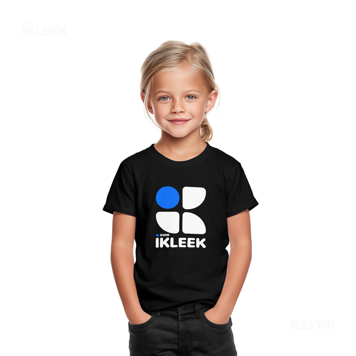 iKLEEKMark Toddler T Shirt 02 Black