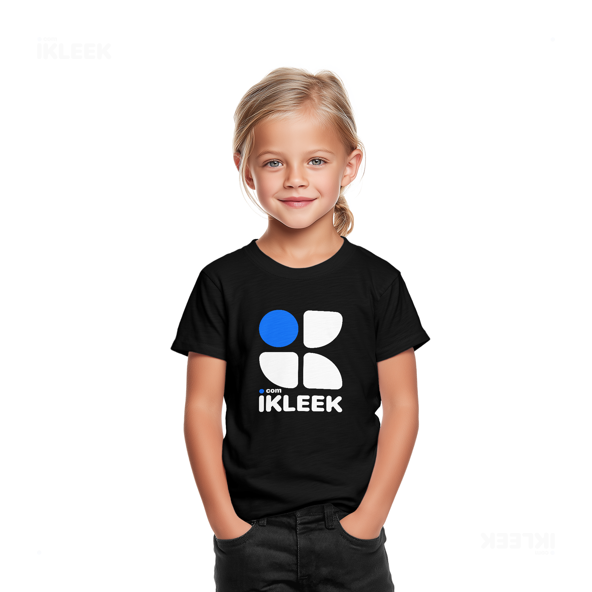 iKLEEKMark Toddler T Shirt 02 Black