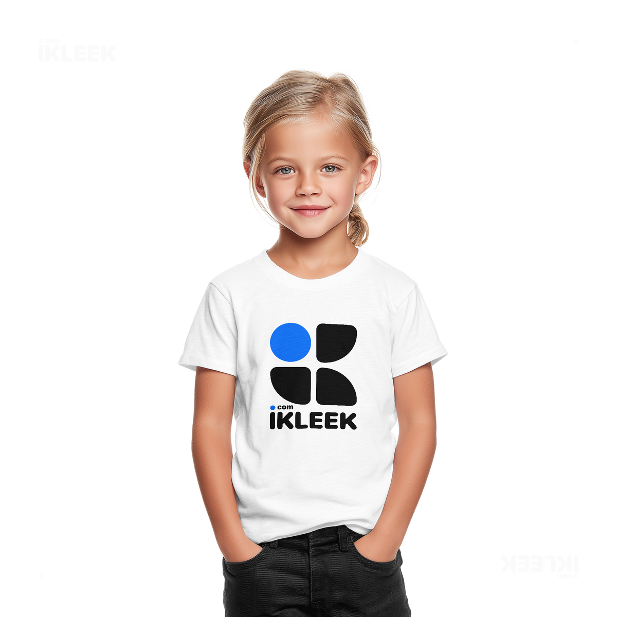 iKLEEKMark Toddler T Shirt 02 White