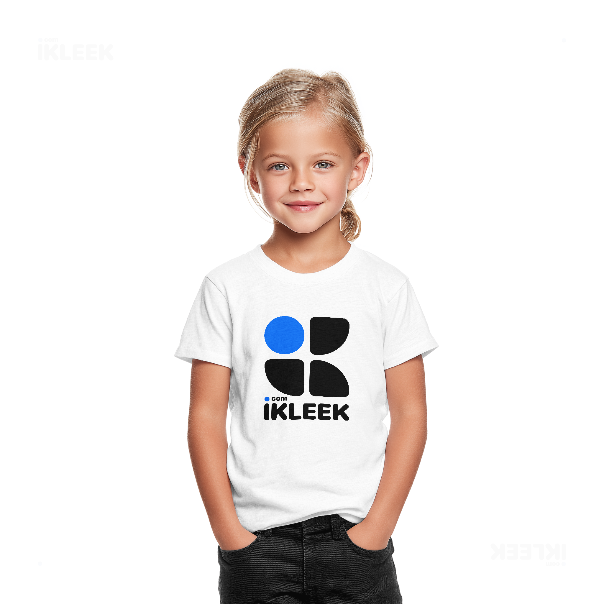 iKLEEKMark Toddler T Shirt 02 White