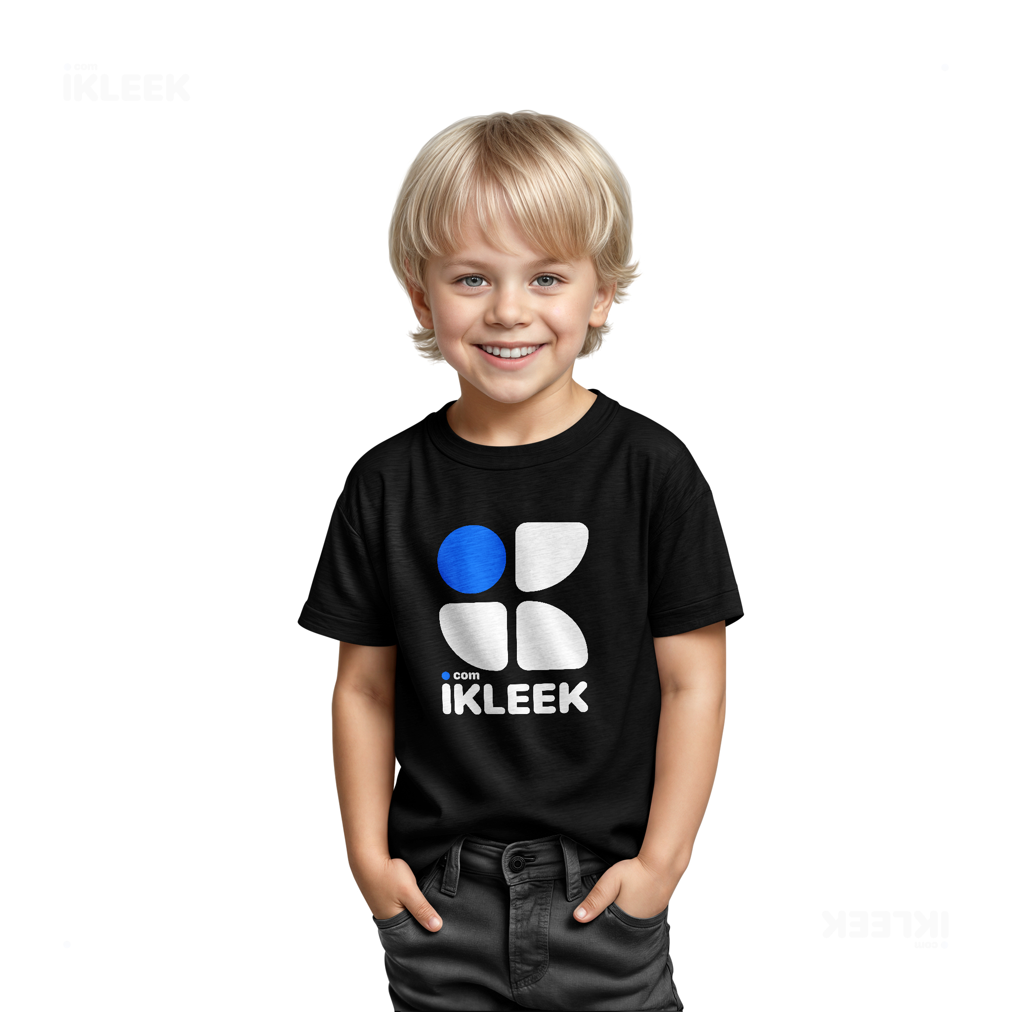 iKLEEKMark Toddler T Shirt 03 Black