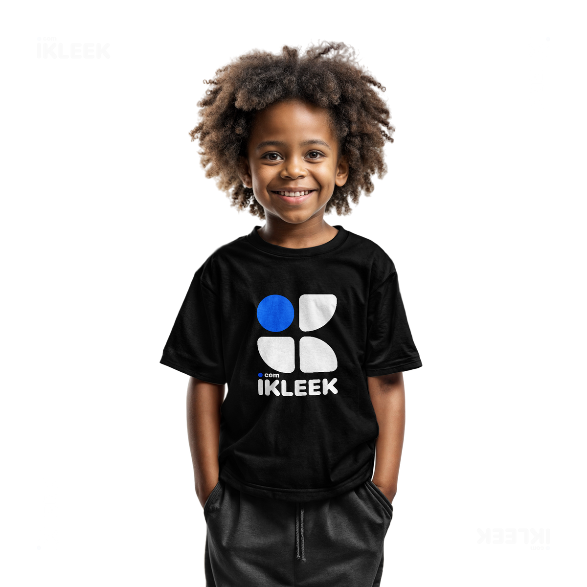 iKLEEKMark Toddler T Shirt 05 Black
