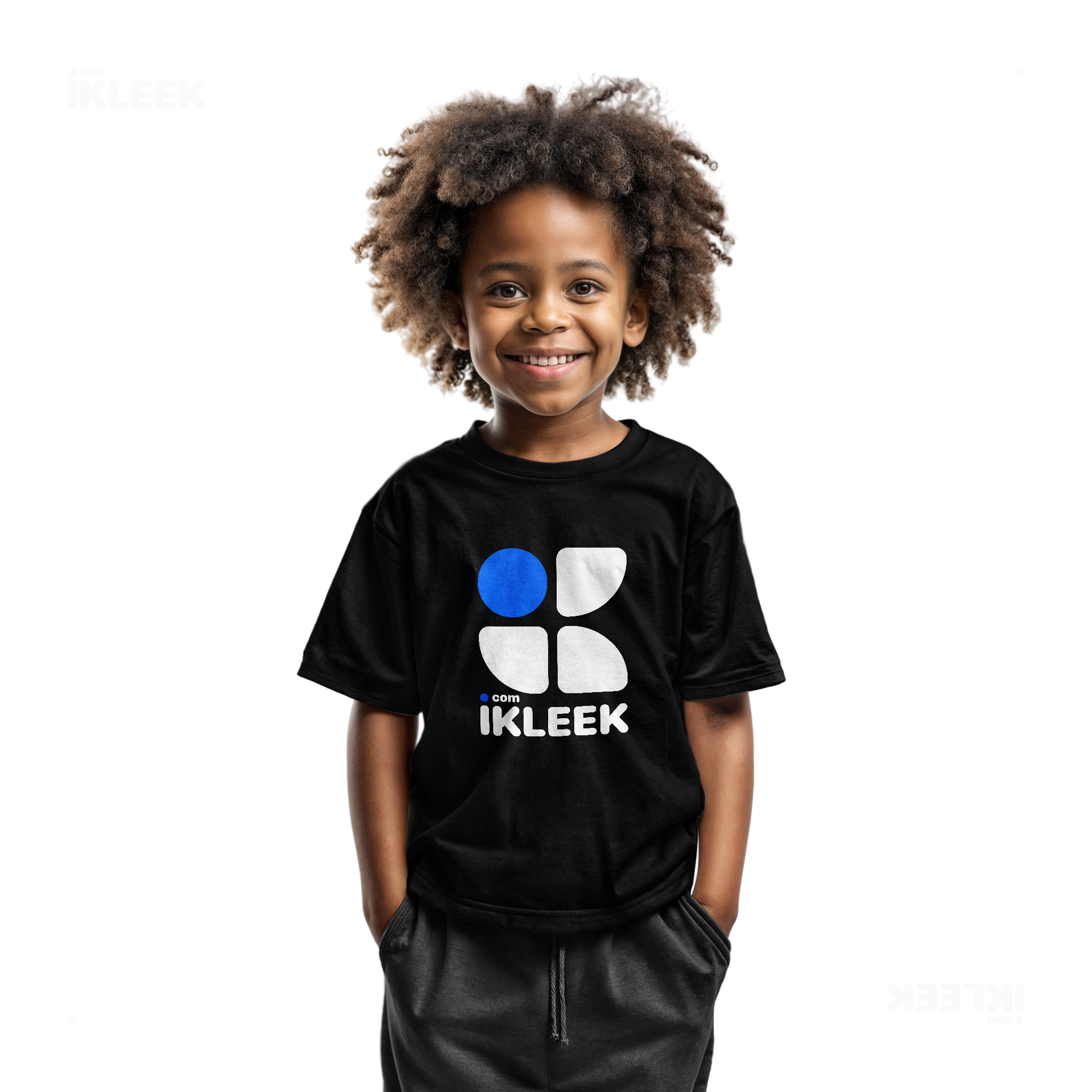 iKLEEKMark Toddler T Shirt 05 Black