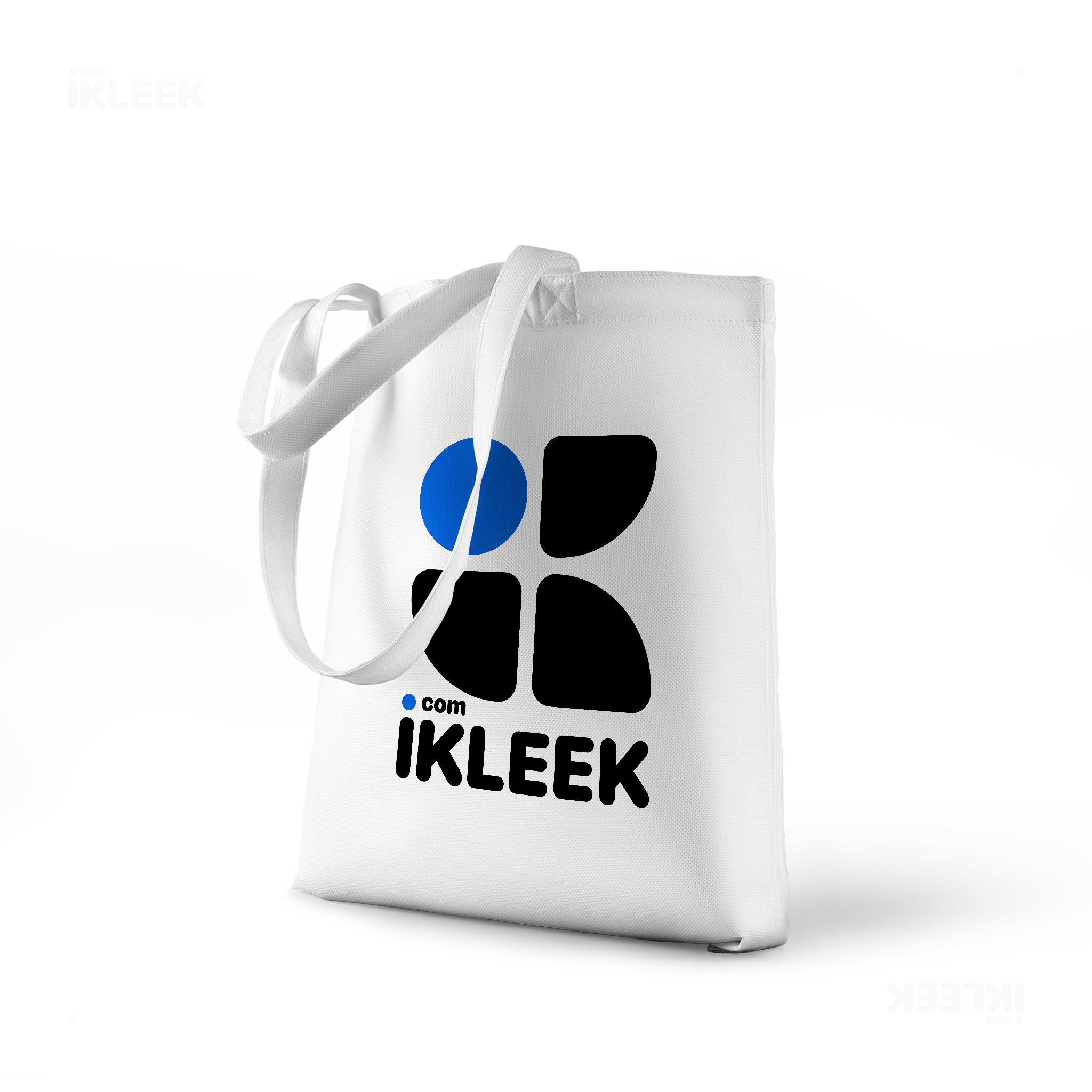 iKLEEKMark Tote Bags 01 White