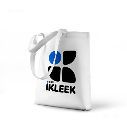 iKLEEKMark Tote Bags 01 White