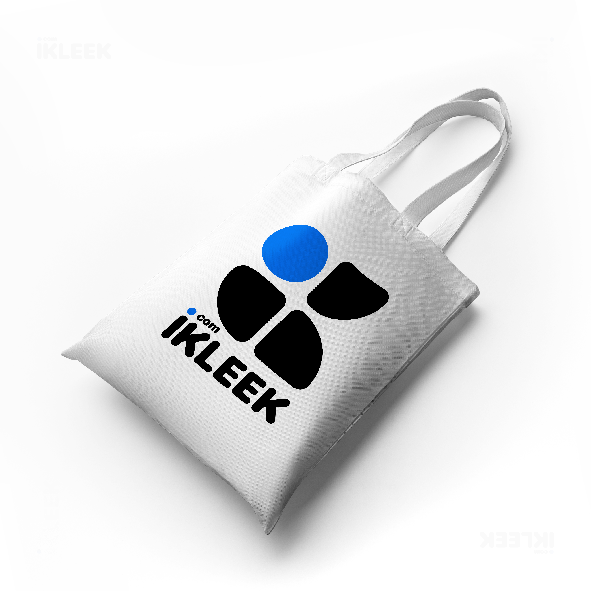 iKLEEKMark Tote Bags 04 White