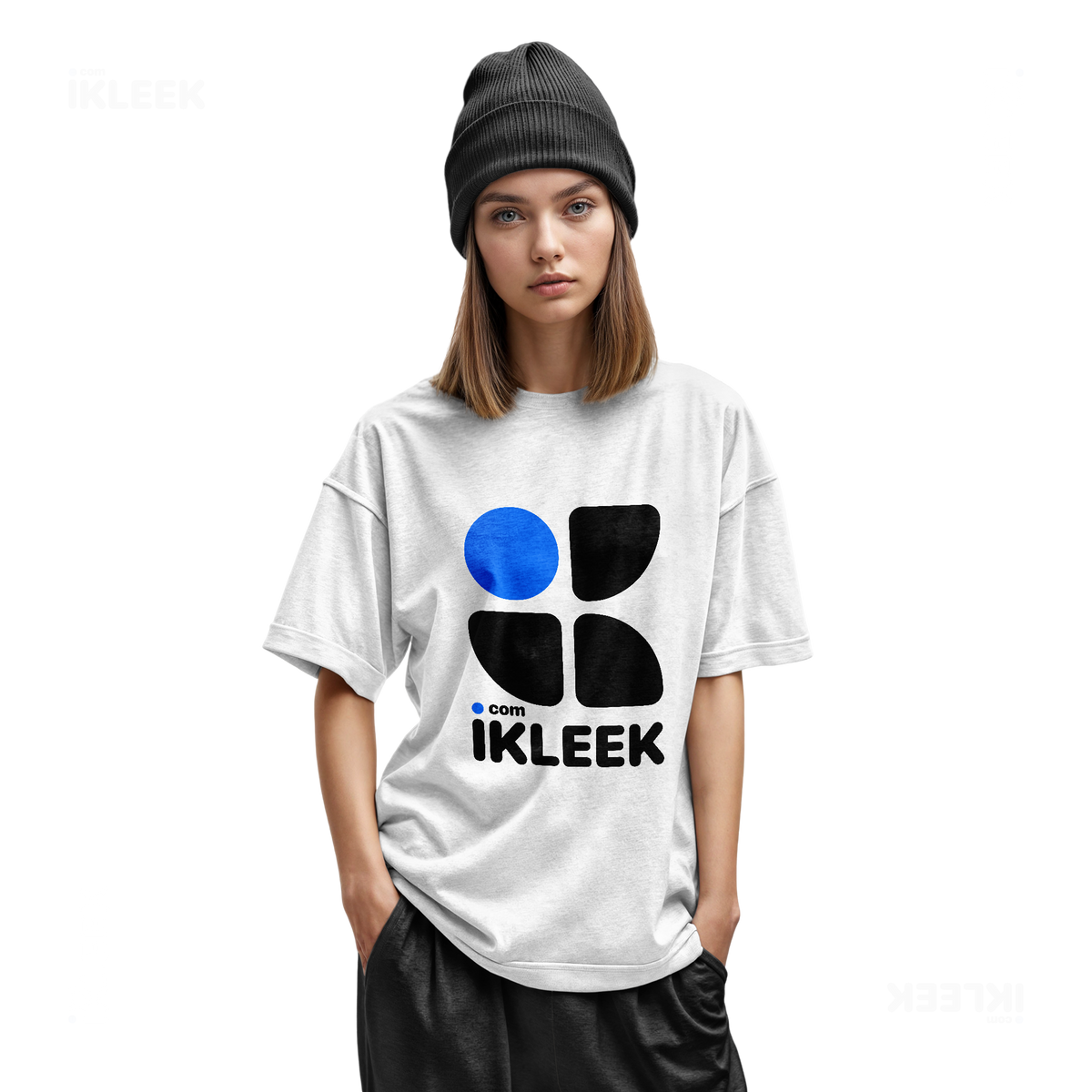 iKLEEKMark Youth T Shirt 02 White