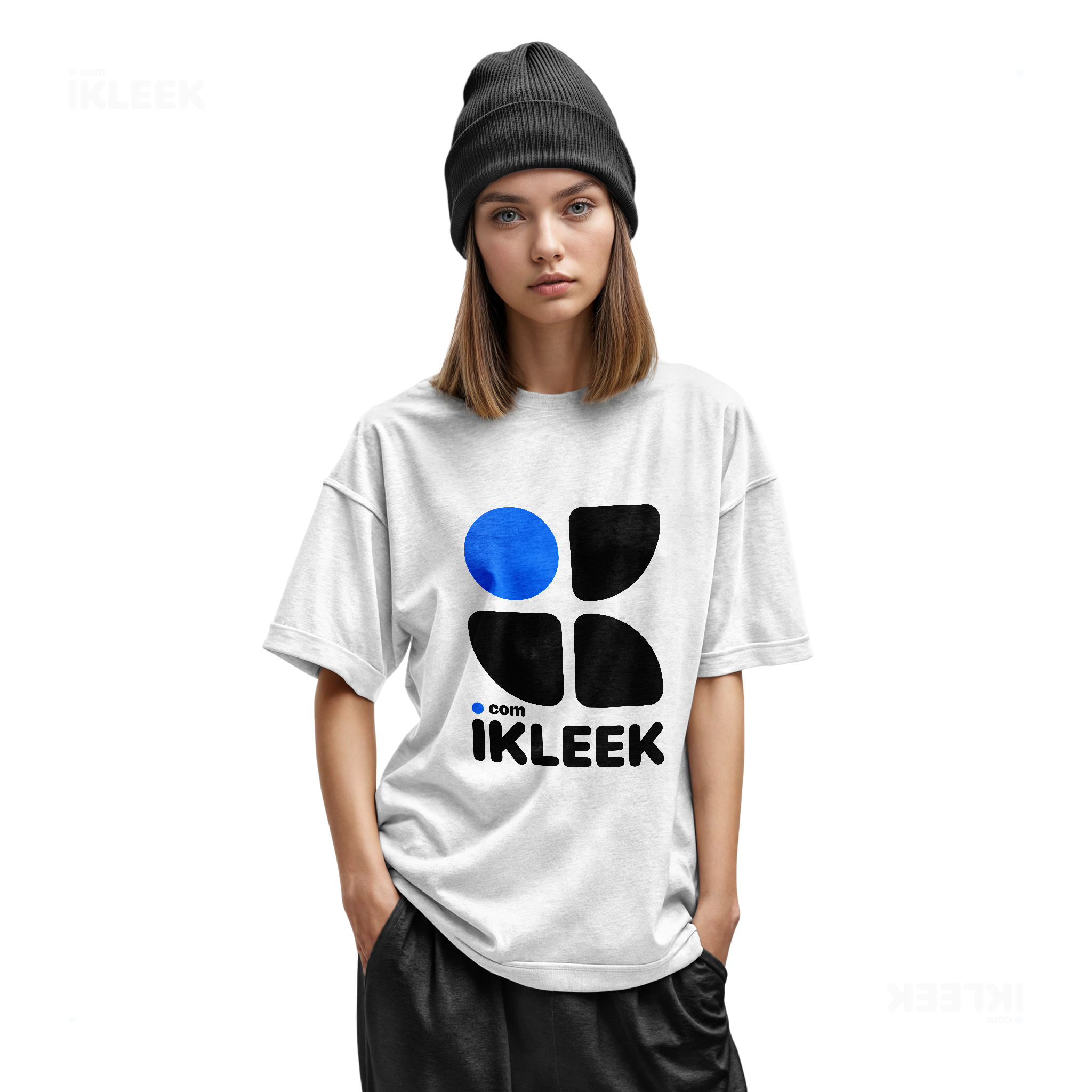 iKLEEKMark Youth T Shirt 02 White