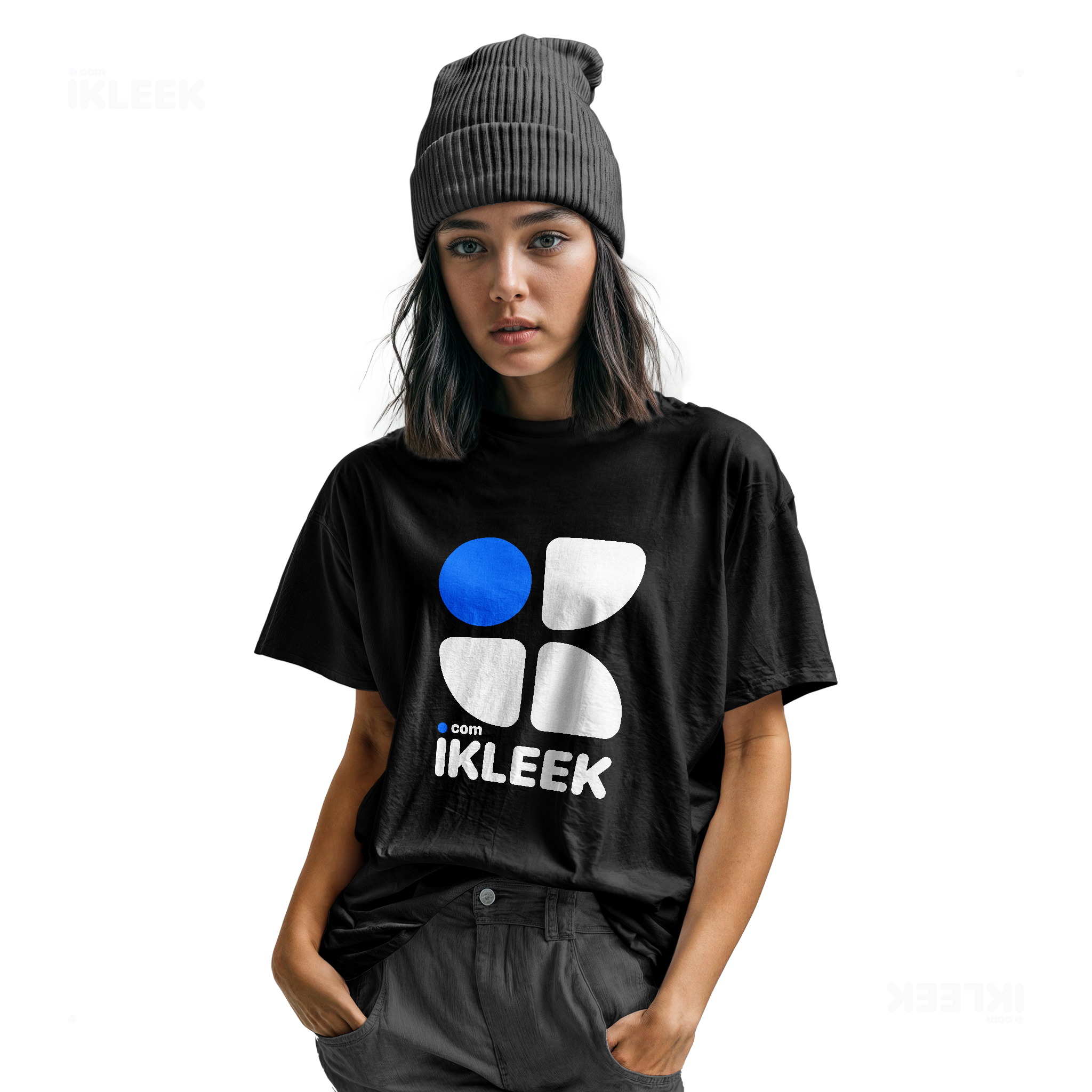 iKLEEKMark Youth T Shirt 04 Black